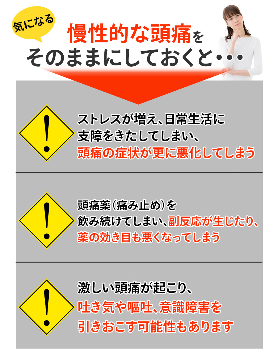 頭痛そのままに